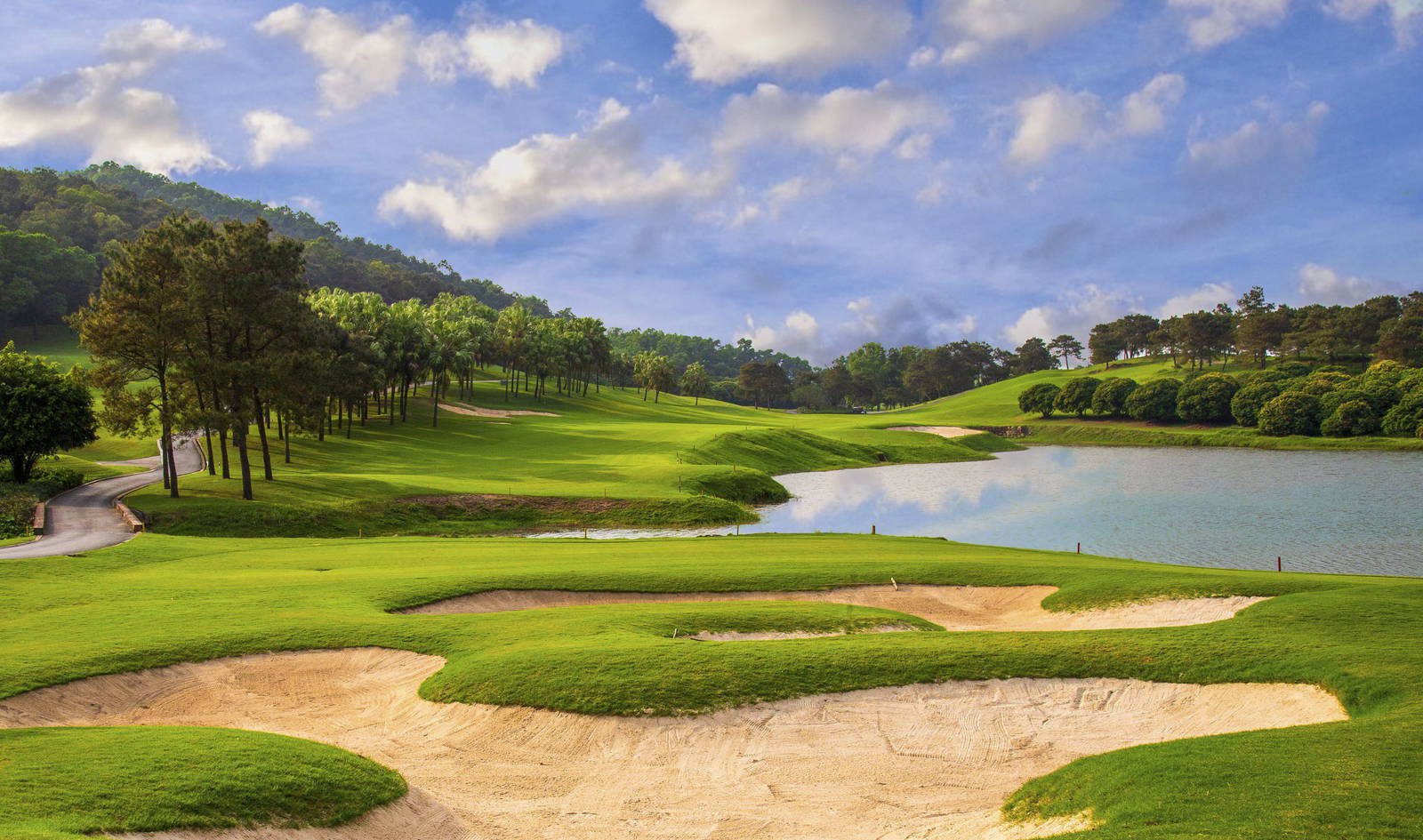 Fairway, Bunker, Chi Linh Star Golf Club, Hanoi, Vietnam