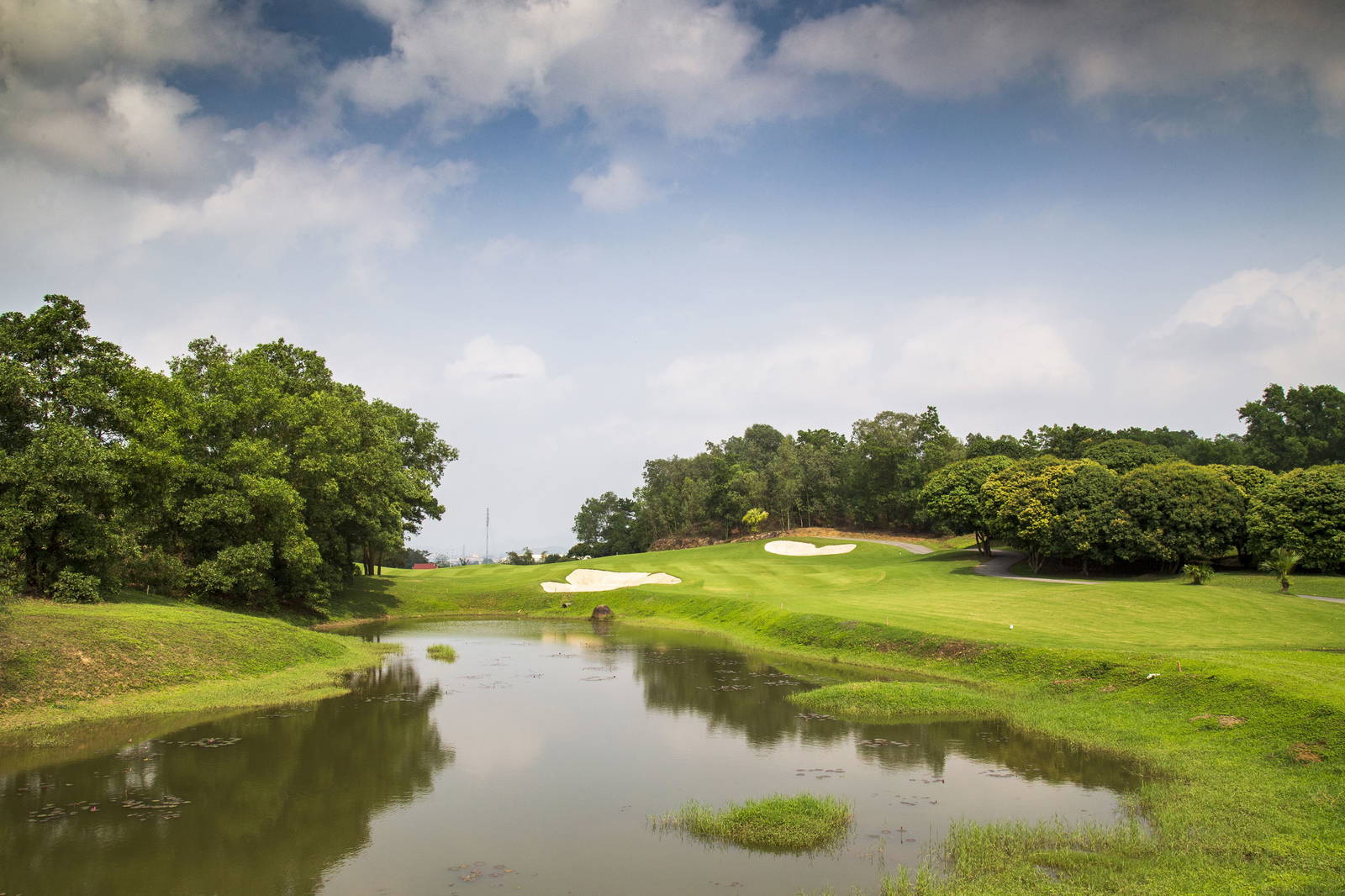 Fairway, Water Hazard, Chi Linh Star Golf Club, Hanoi, Vietnam