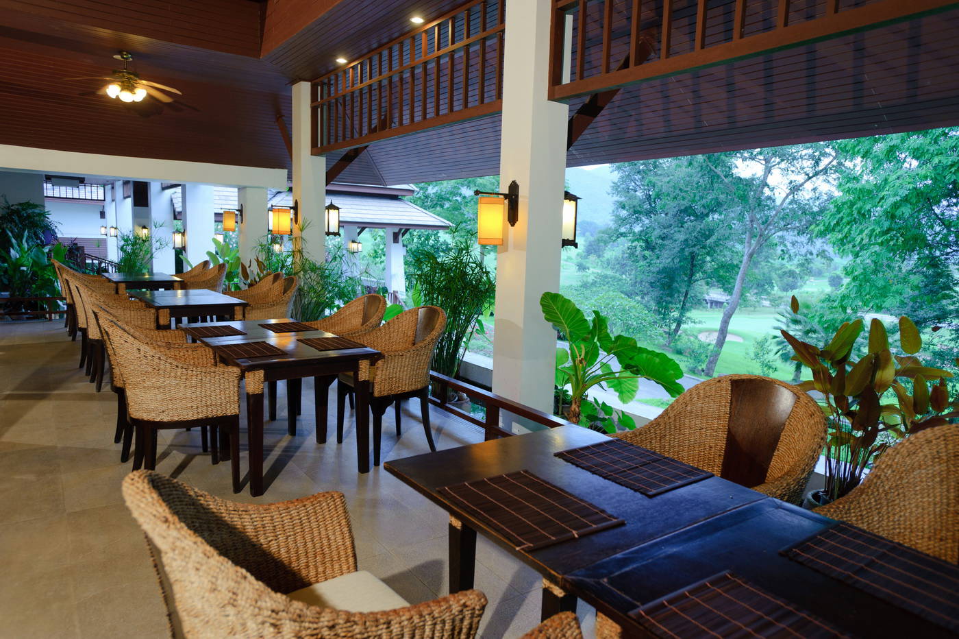 Terrace, Chiangmai Highlands Golf Resort, Chiang Mai, Thailand