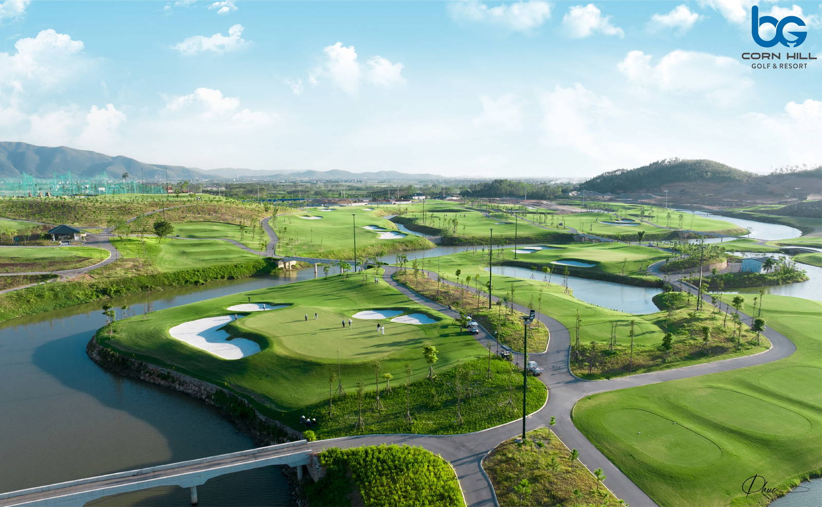 Aerial View, Corn Hill Golf & Resort, Hanoi