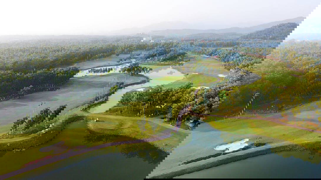 Aerial View, Fairway, Dai Lai Star Golf Club, Hanoi, Vietnam