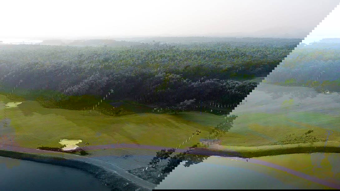 Aerial View, Fairway, Dai Lai Star Golf Club, Hanoi, Vietnam