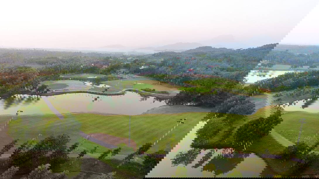 Aerial View, Fairway, Dai Lai Star Golf Club, Hanoi, Vietnam