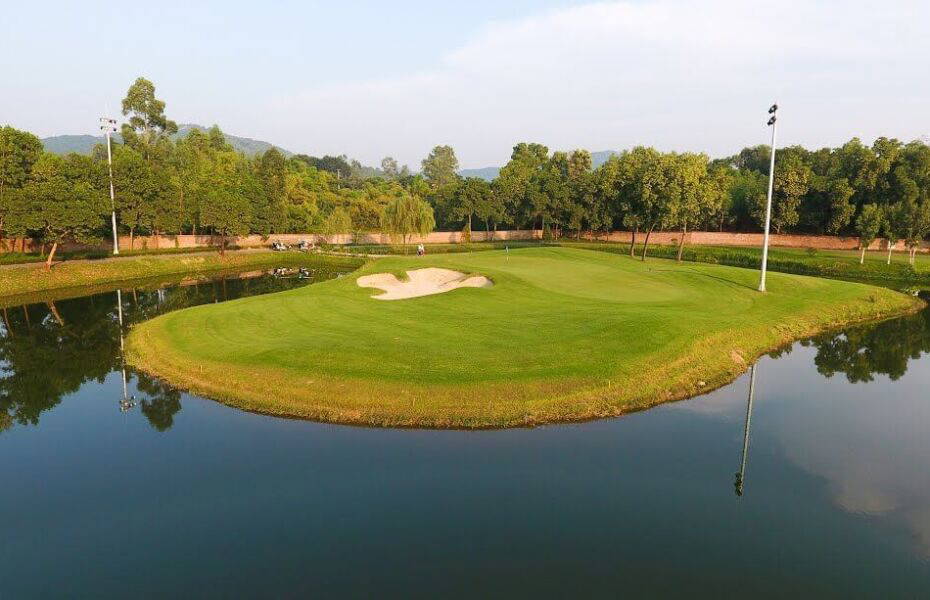 Island Green, Dai Lai Star Golf Club, Hanoi, Vietnam