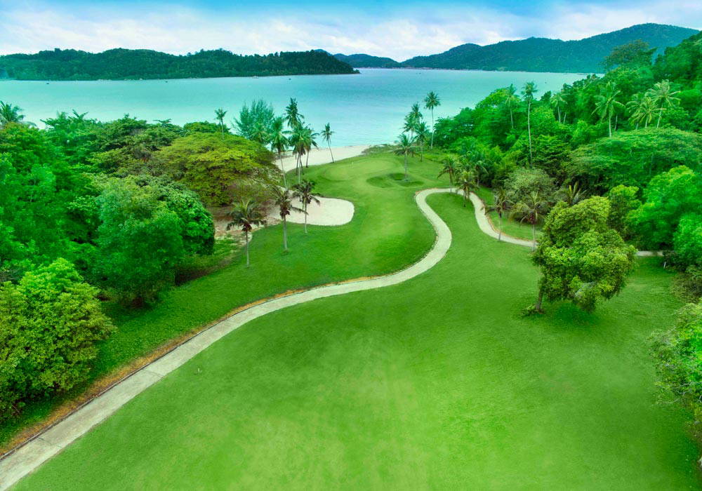 Aerial View, Damai Laut Golf & Country Club, Penang