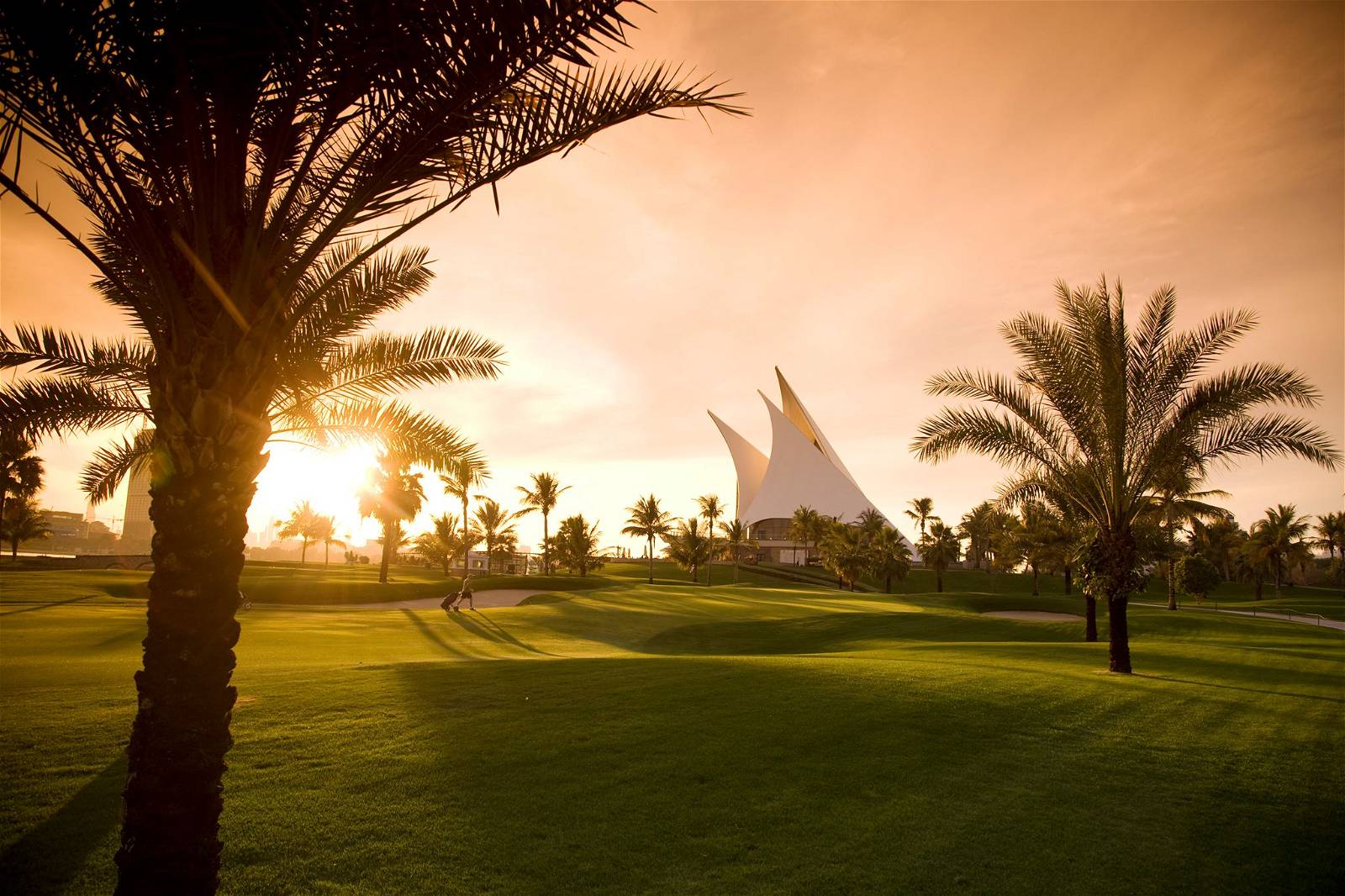 Approach, Clubhouse, Dubai Creek Golf & Yacht Club, Dubai, United Arab Emirates
