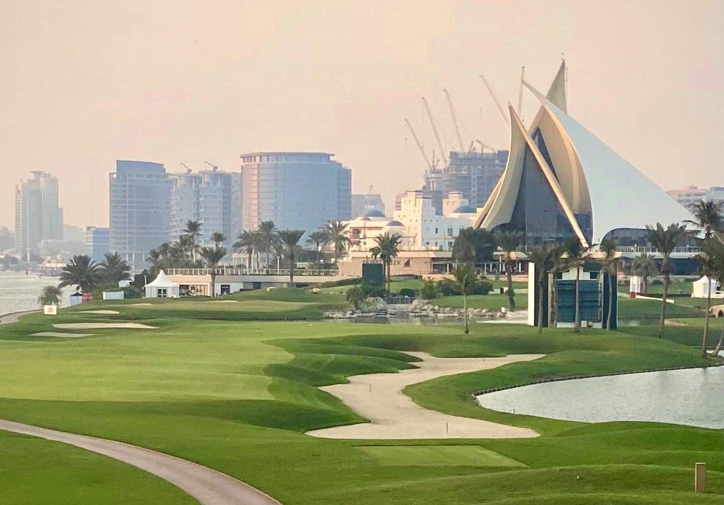 Fairway, Bunker, Dubai Creek Golf & Yacht Club, Dubai, United Arab Emirates