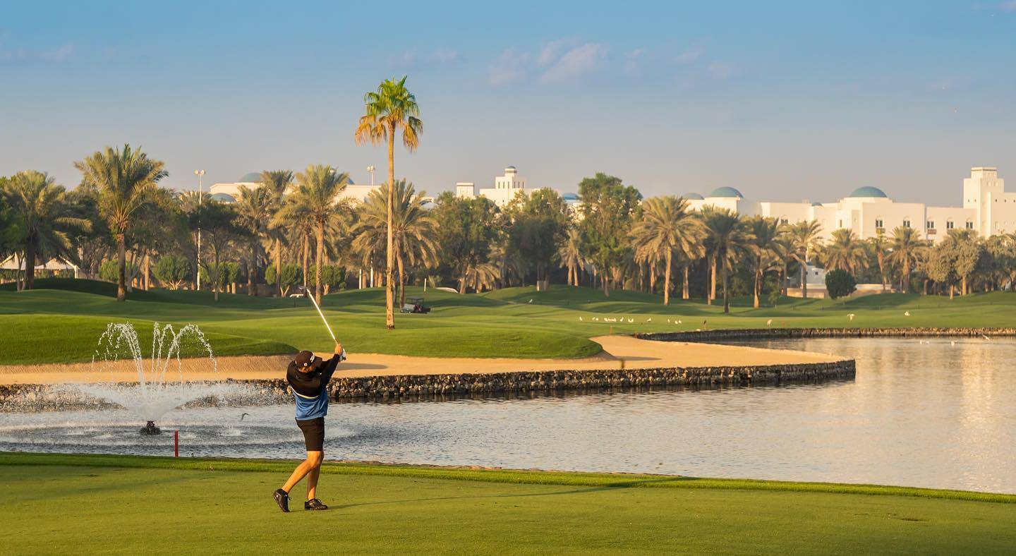 Fairway, Water Hazard, Dubai Creek Golf & Yacht Club, Dubai, United Arab Emirates