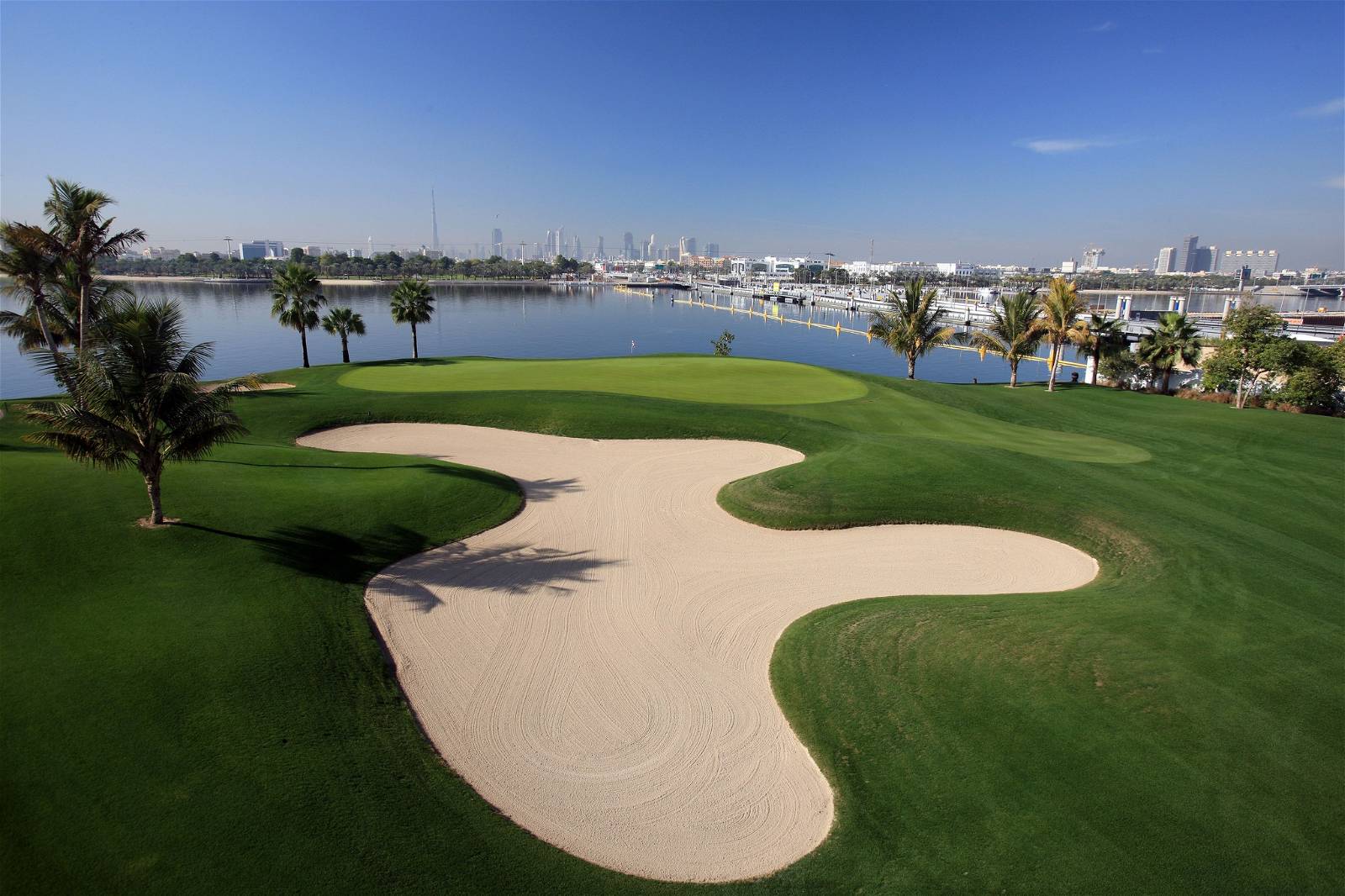 Greenside Bunker, Dubai Creek Golf & Yacht Club, Dubai, United Arab Emirates