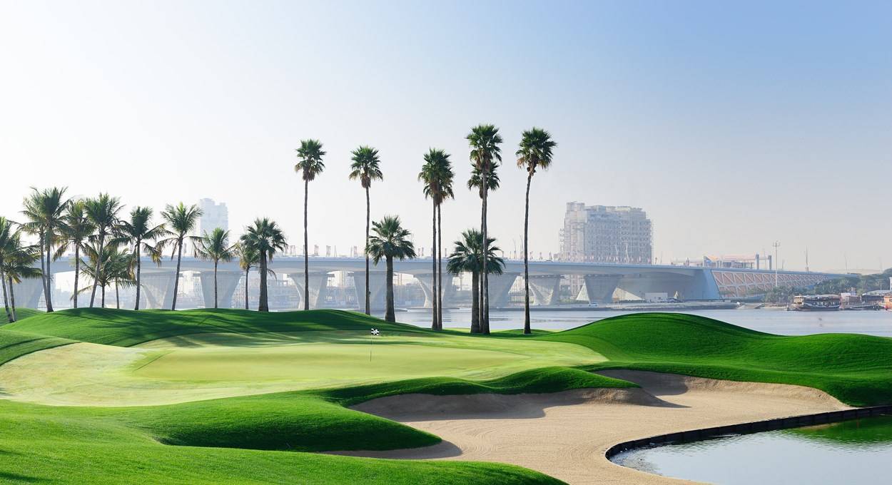 Green, Bunker, Dubai Creek Golf & Yacht Club, Dubai, United Arab Emirates