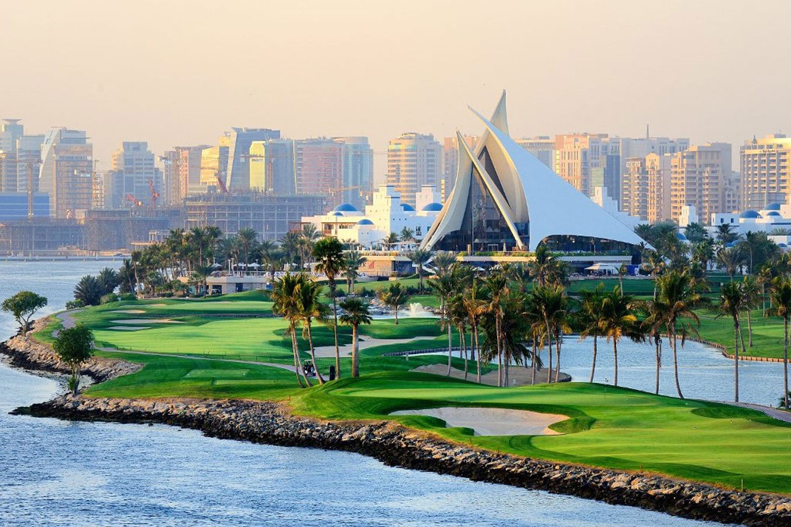 Aerial View, Dubai Creek Golf Club, Dubai, United Arab Emirates