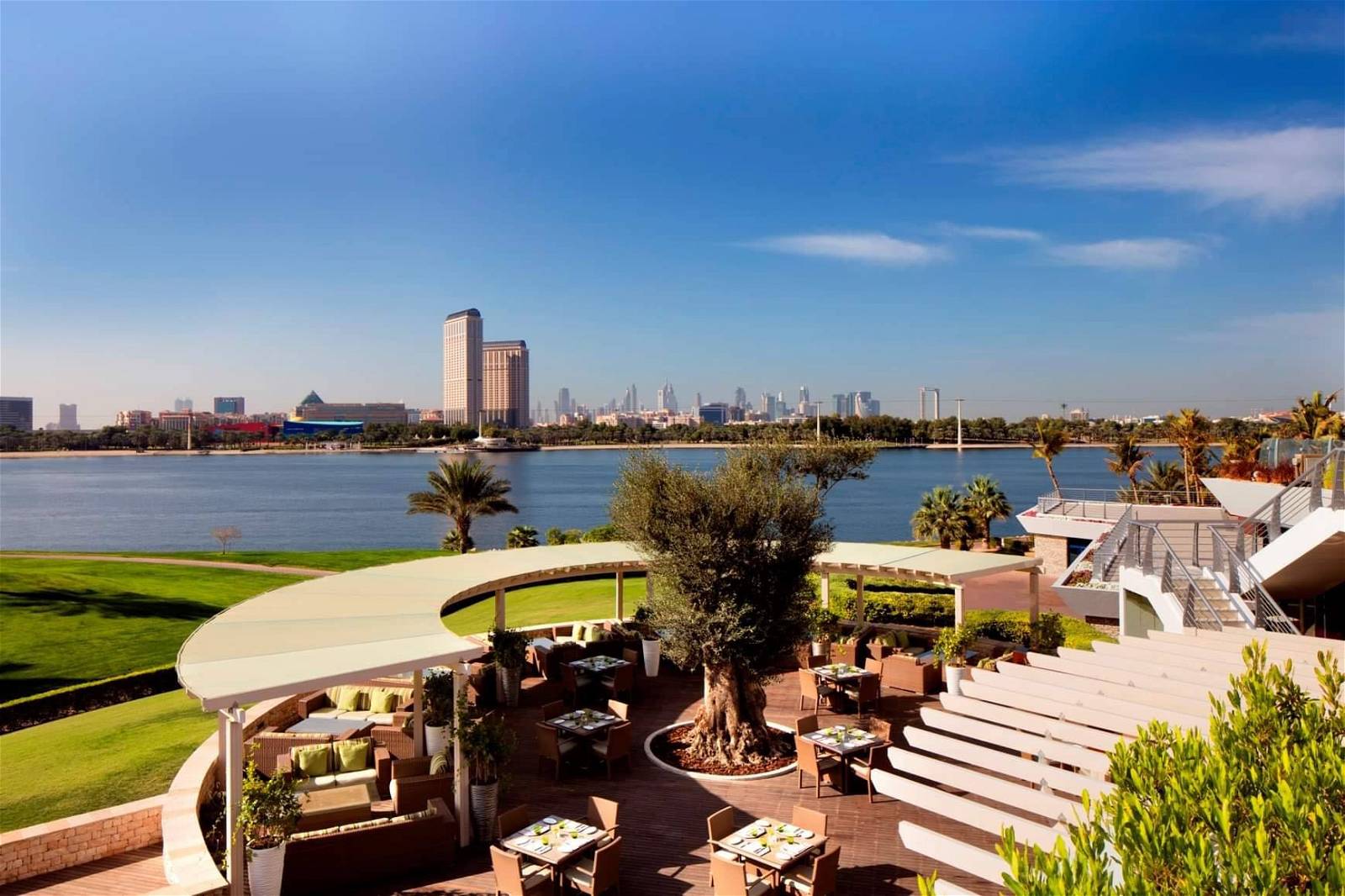 Restaurant, Dubai Creek Golf & Yacht Club, Dubai, United Arab Emirates