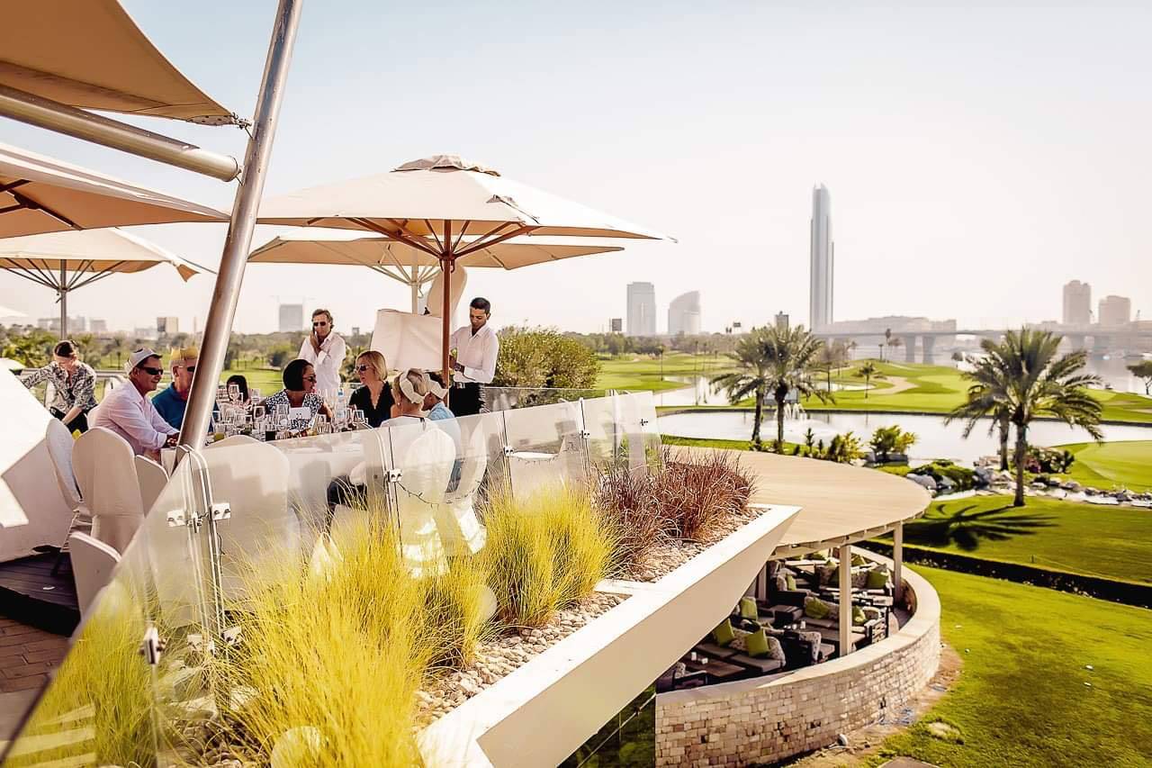 Terrace, Dubai Creek Golf & Yacht Club, Dubai, United Arab Emirates