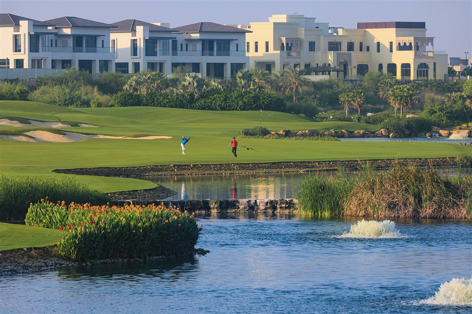Fairway, Water Hazard, Dubai Hills Golf Club, Dubai, United Arab Emirates