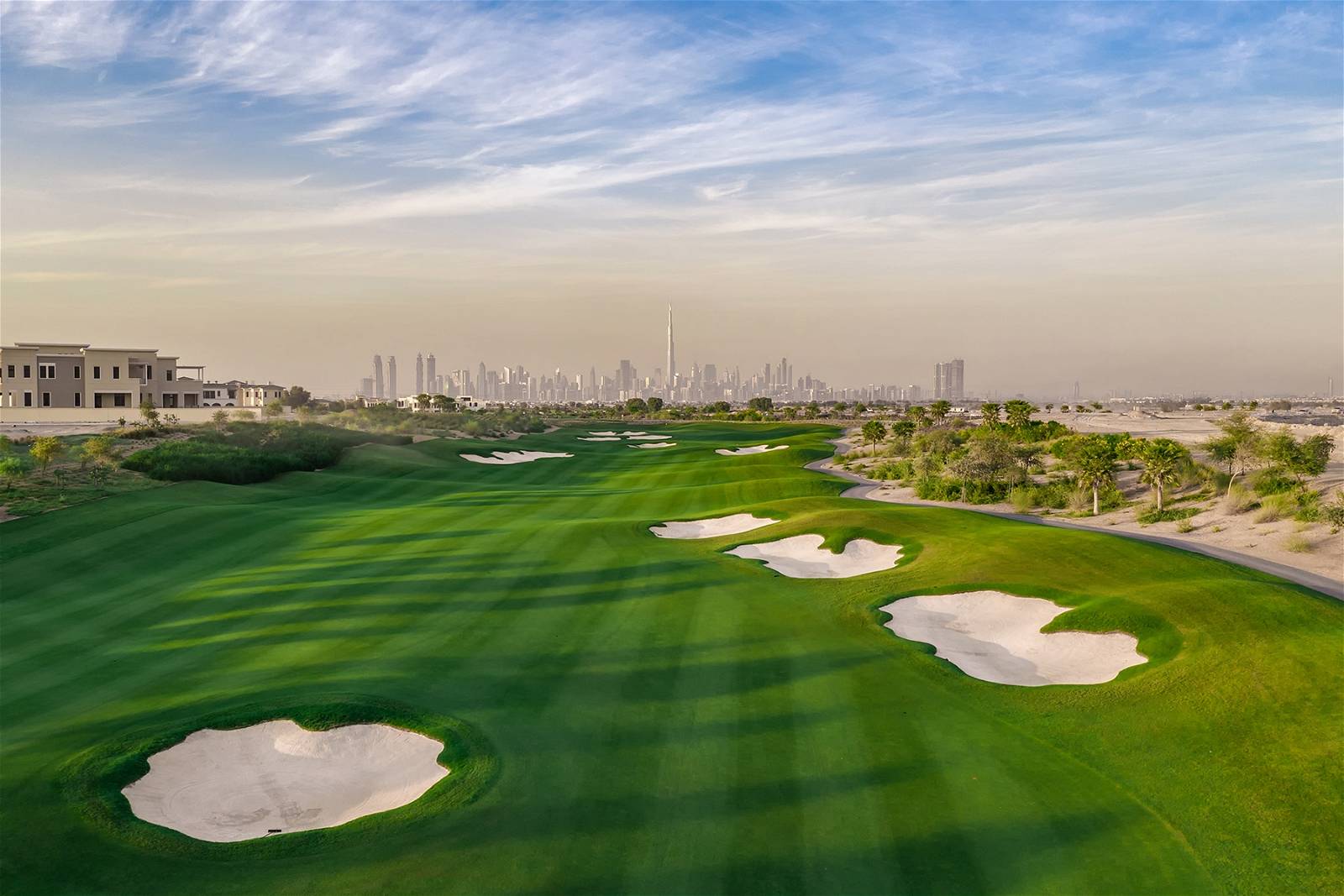 Fairway, Bunker, Dubai Hills Golf Club, Dubai, United Arab Emirates