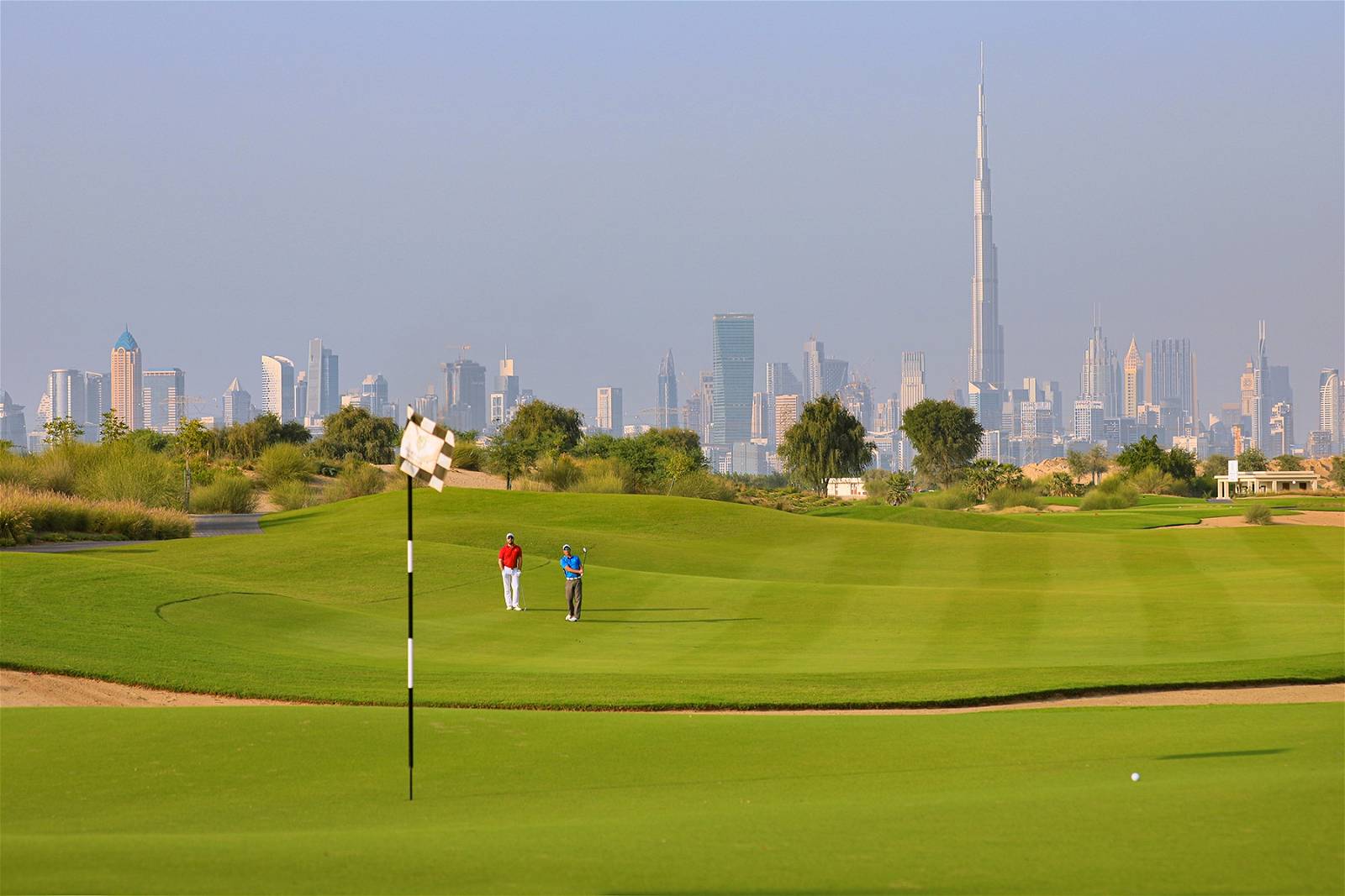 Green, Dubai Hills Golf Club, Dubai, United Arab Emirates