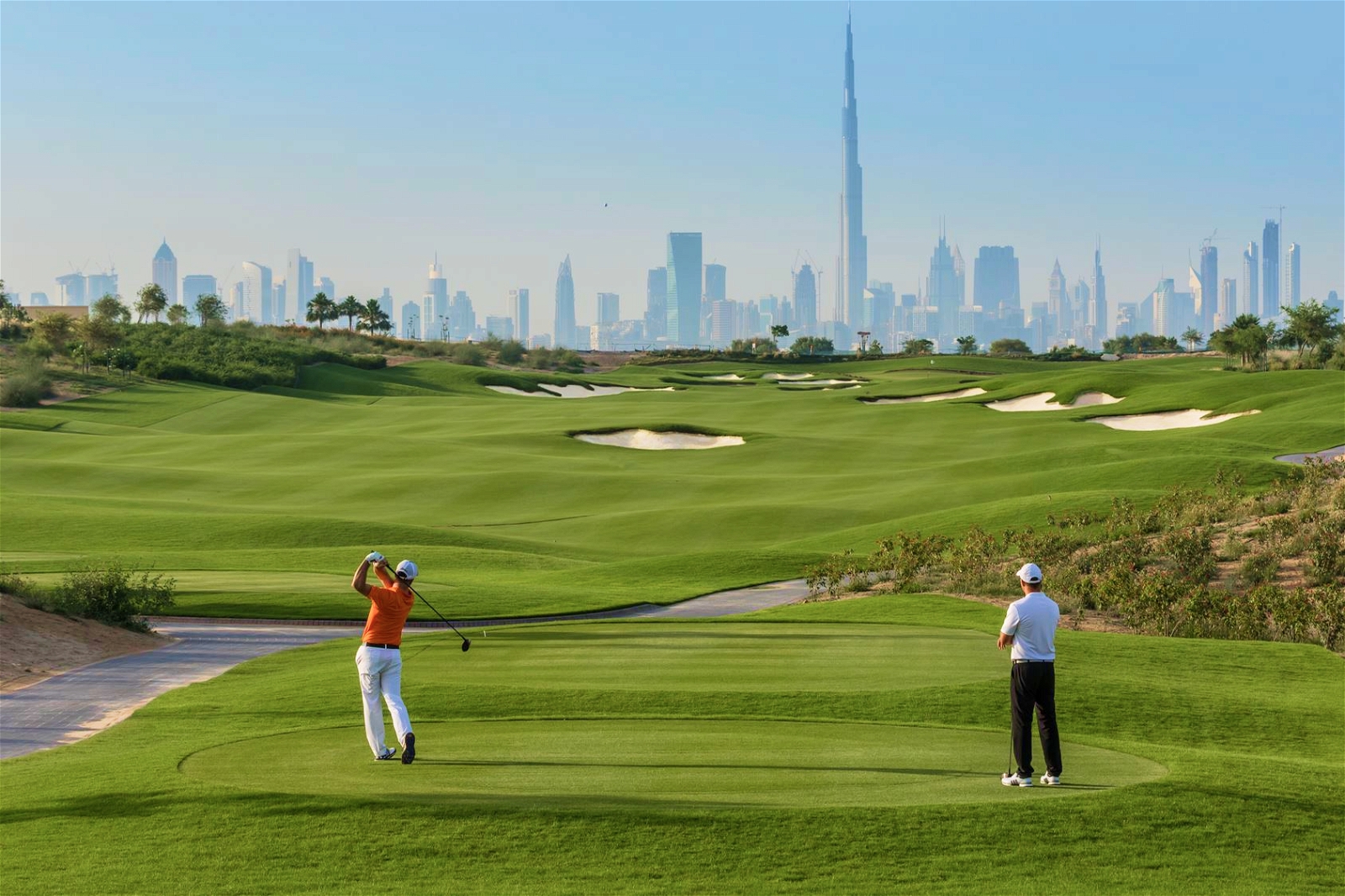 Tee Box, Dubai Hills Golf Club, Dubai, United Arab Emirates