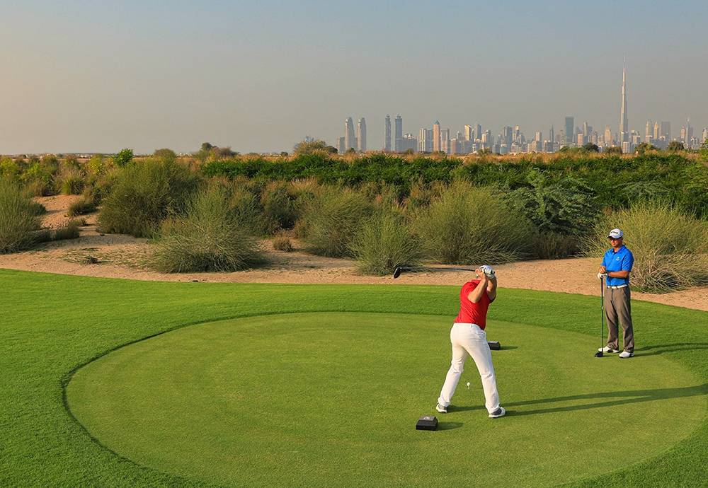 Tee Box, Dubai Hills Golf Club, Dubai, United Arab Emirates