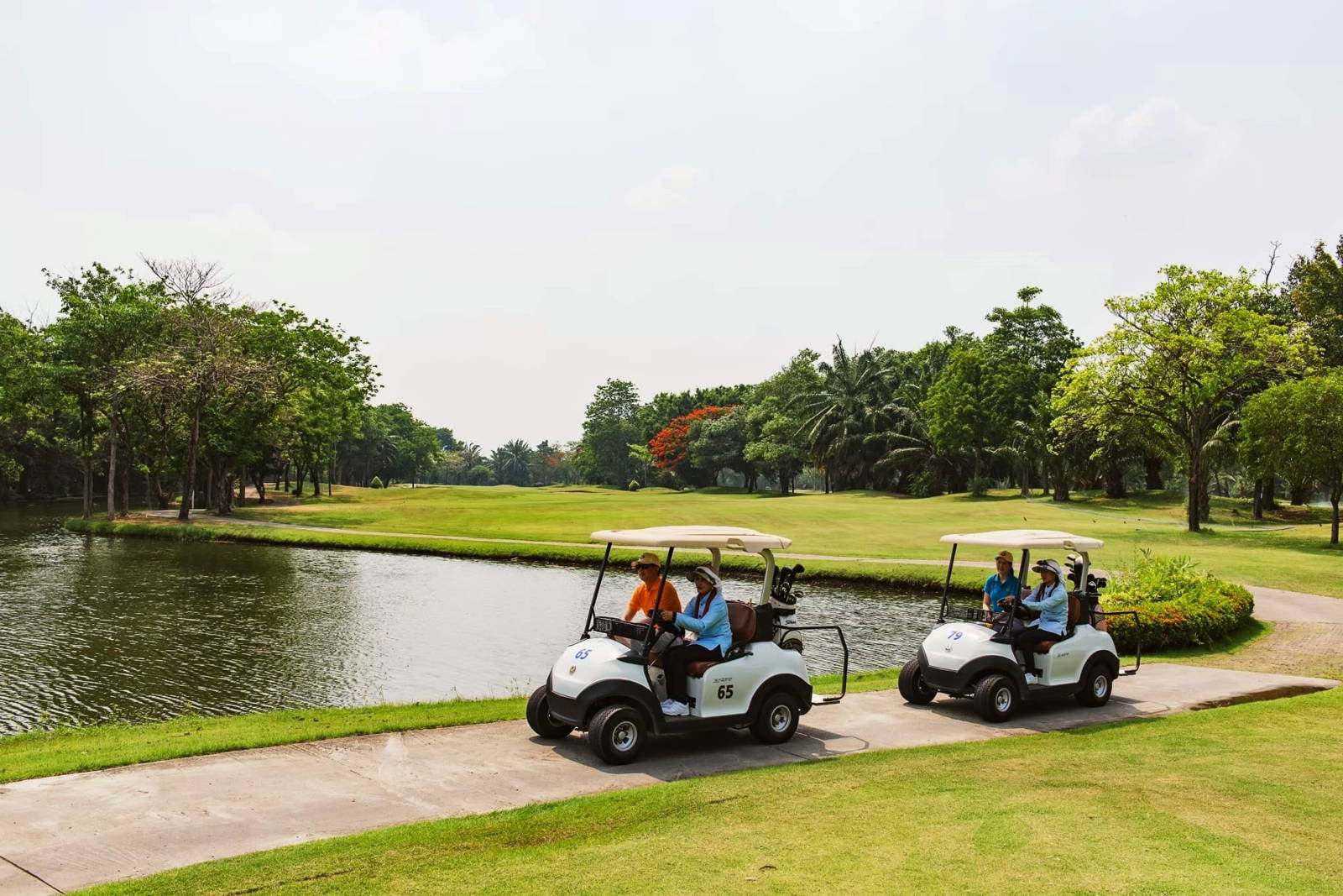 Cart, Dynasty Golf & Country Club, Bangkok, Thailand