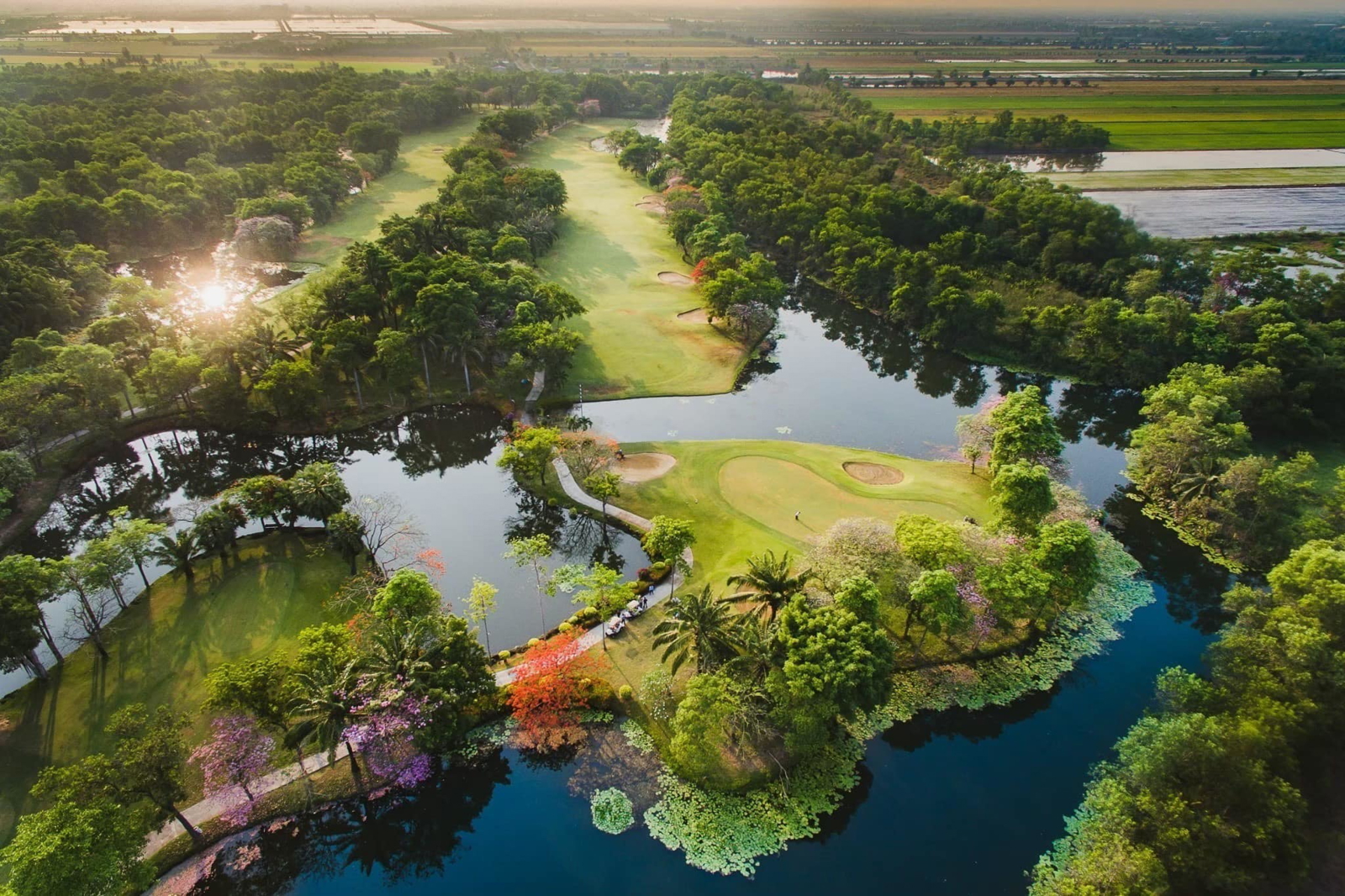 Aerial View, Dynasty Golf & Country Club, Bangkok, Thailand
