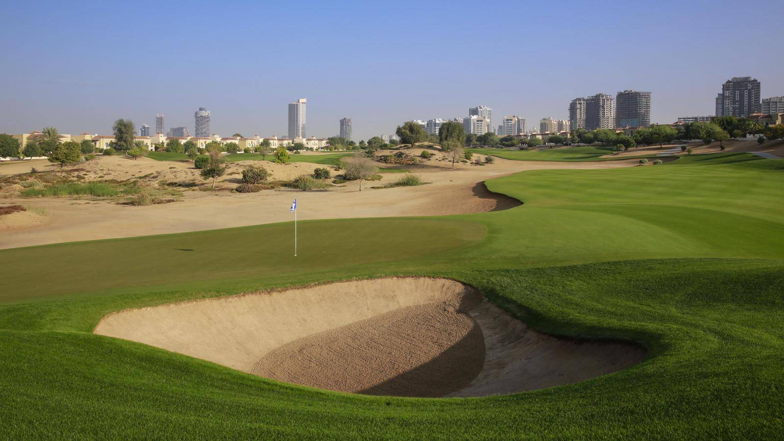 Green, Bunker, The Els Club, Dubai, United Arab Emirates