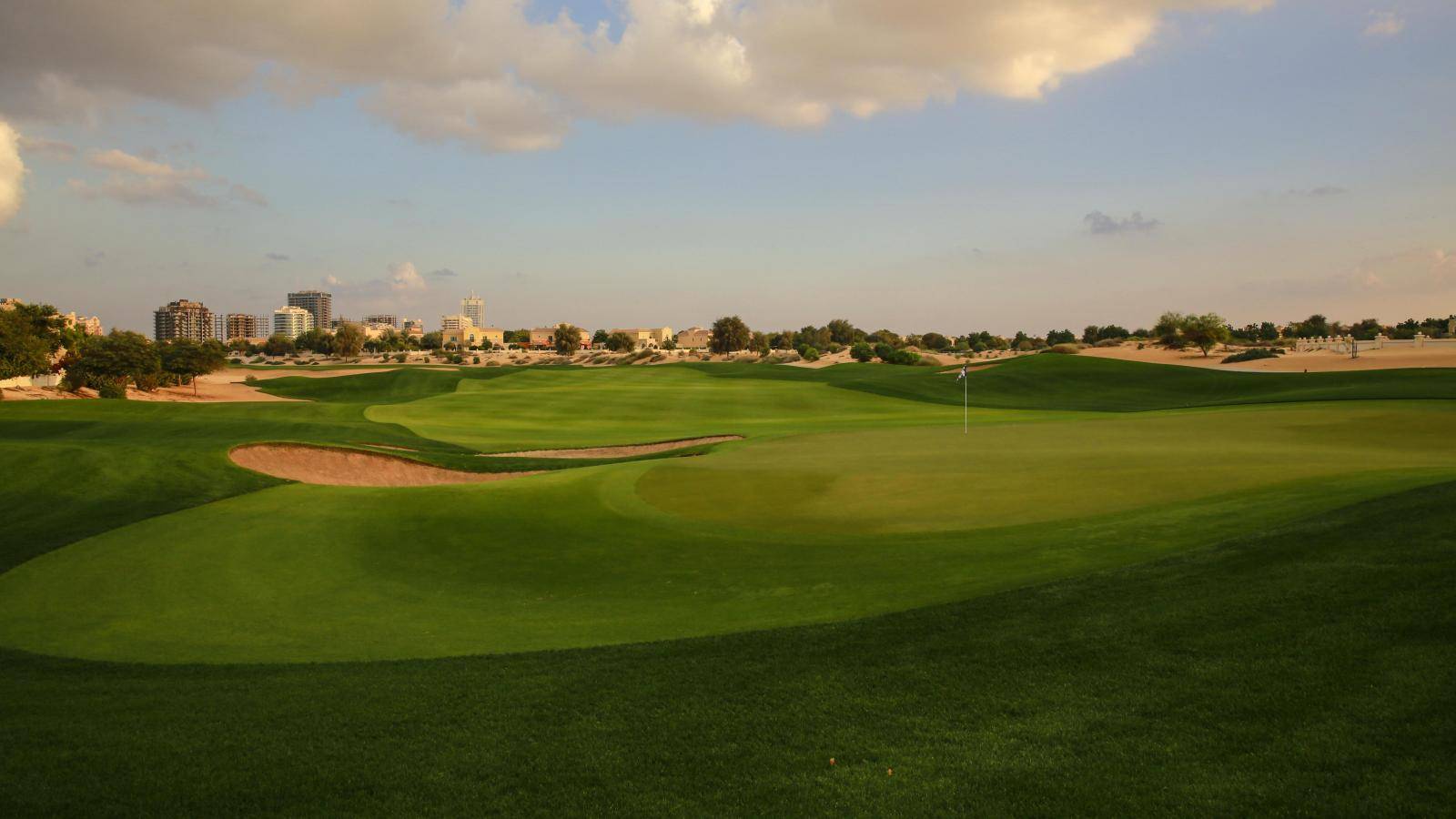 Green, Bunker, The Els Club, Dubai, United Arab Emirates