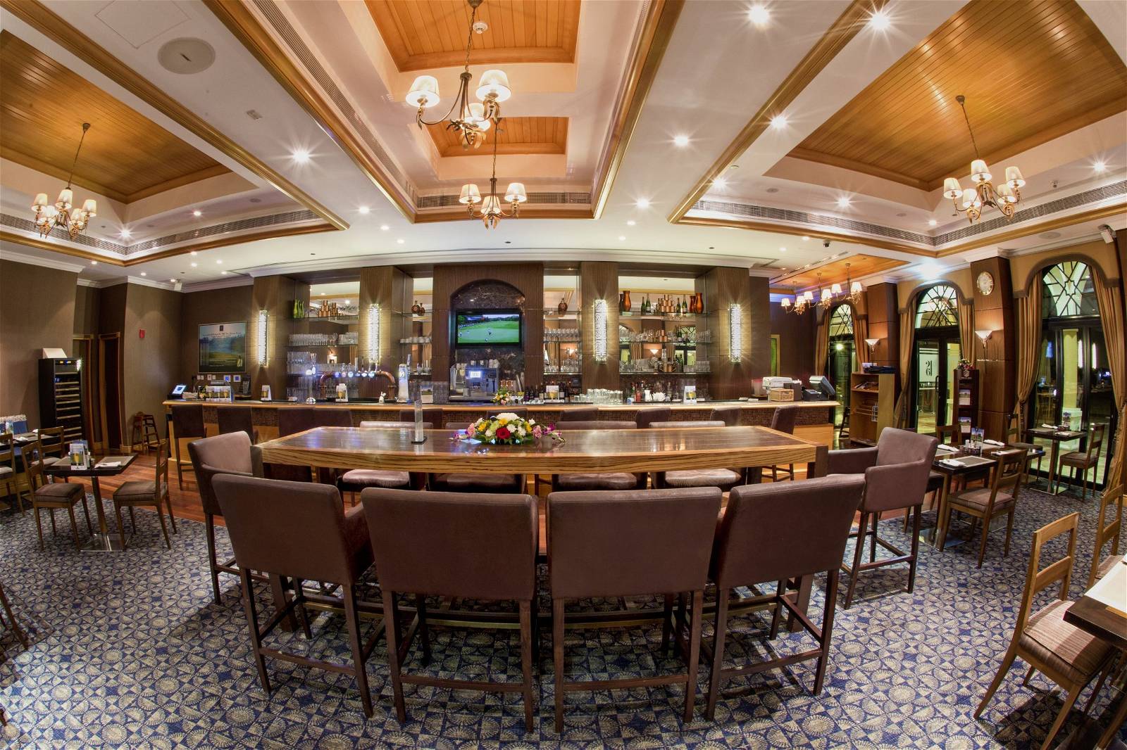 Restaurant, The Els Club, Dubai, United Arab Emirates