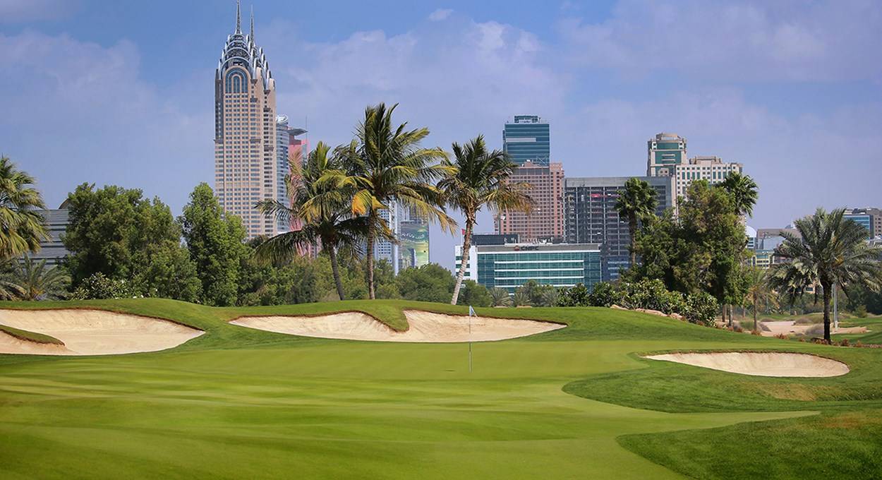 Approach, Emirates Golf Club (Faldo Course), Dubai, United Arab Emirates