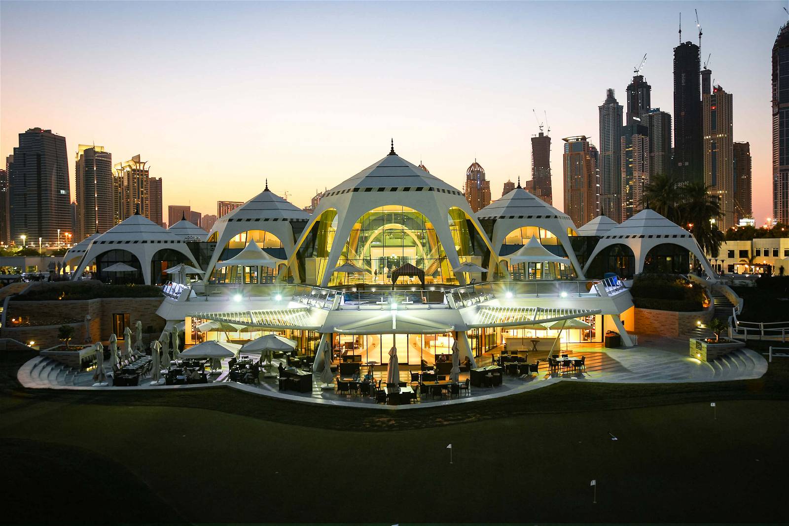 Clubhouse, Emirates Golf Club (Faldo Course), Dubai, United Arab Emirates
