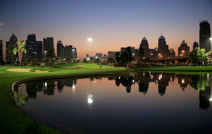 Water Hazard, Emirates Golf Club (Faldo Course), Dubai, United Arab Emirates