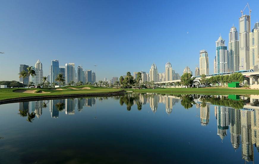 Water Hazard, Emirates Golf Club (Faldo Course), Dubai, United Arab Emirates