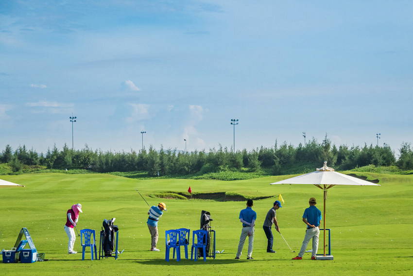 Driving Range, FLC Samson Golf Links , Hanoi, Vietnam