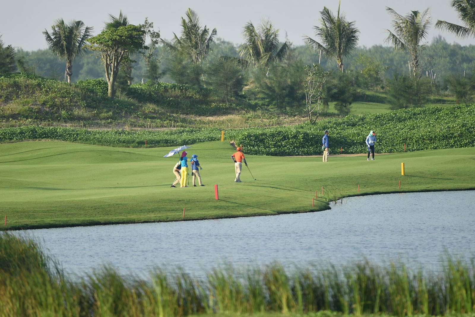 Fairway, Water Hazard, FLC Samson Golf Links , Hanoi, Vietnam