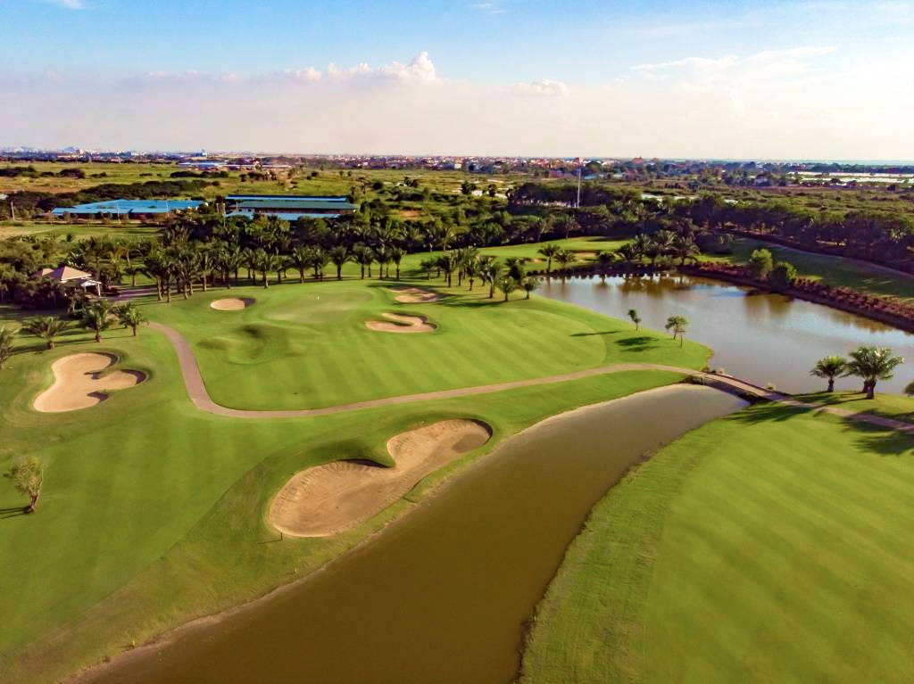 Aerial View, Garden City Golf Club, Phnom Penh, Cambodia