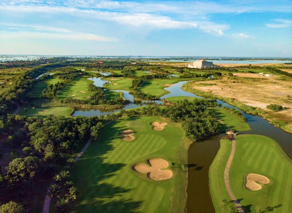 Aerial View, Garden City Golf Club, Phnom Penh, Cambodia