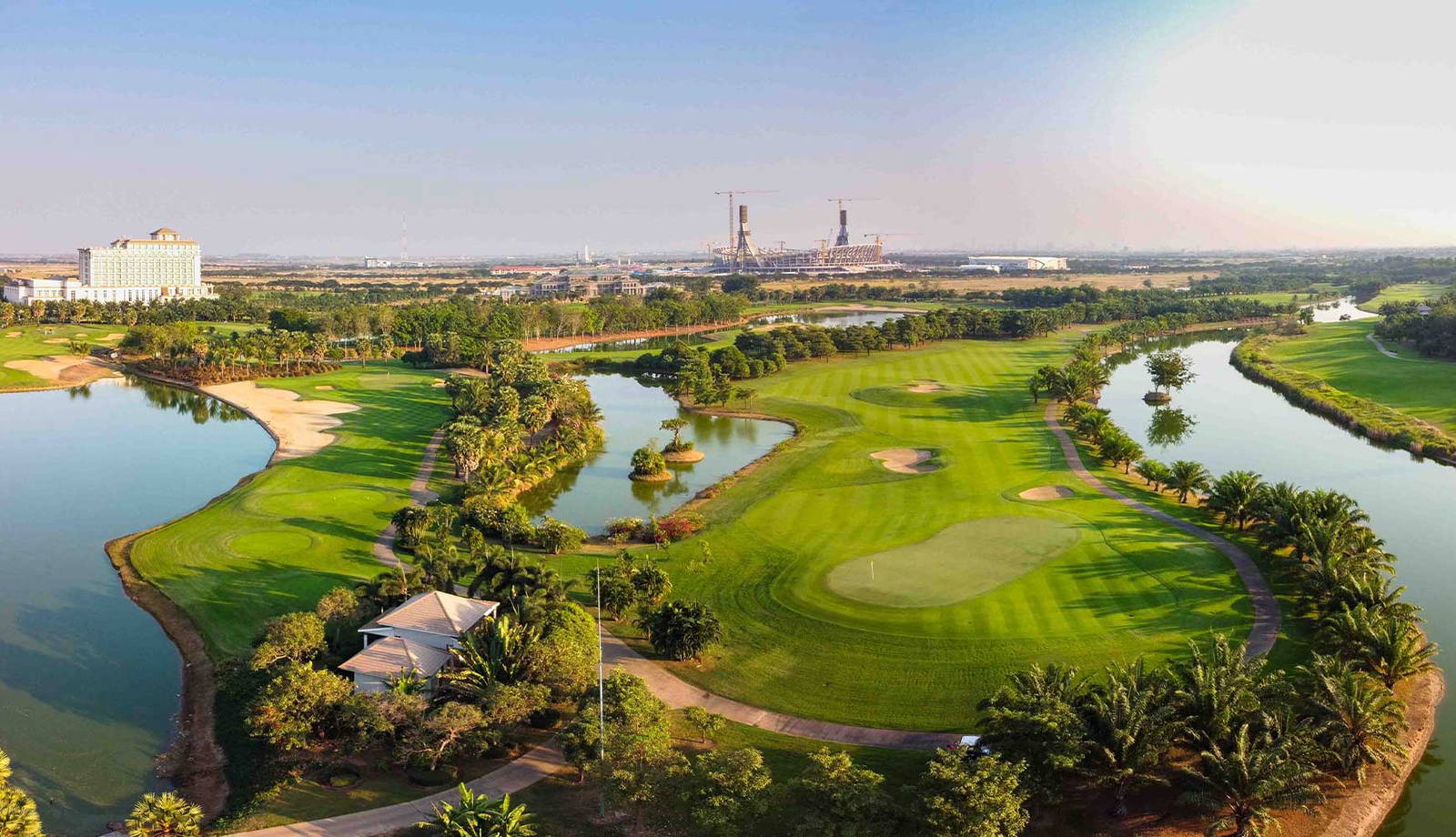 Aerial View, Garden City Golf Club, Phnom Penh, Cambodia