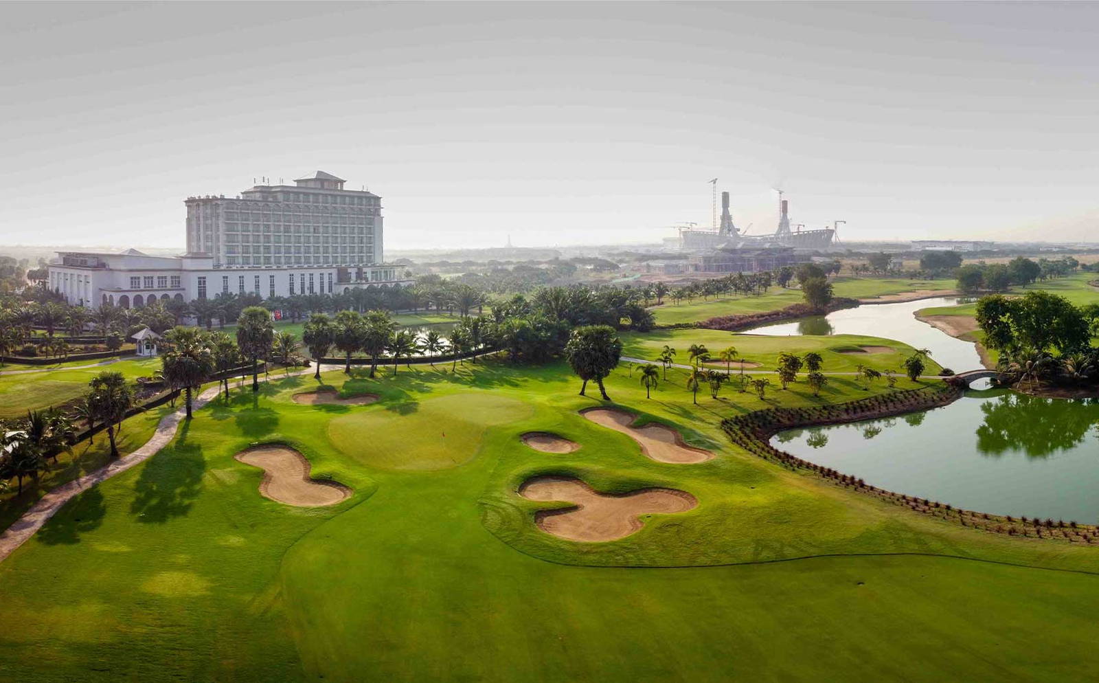 Aerial View, Garden City Golf Club, Phnom Penh, Cambodia