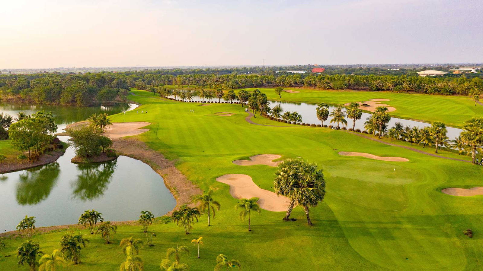 Aerial View, Garden City Golf Club, Phnom Penh, Cambodia