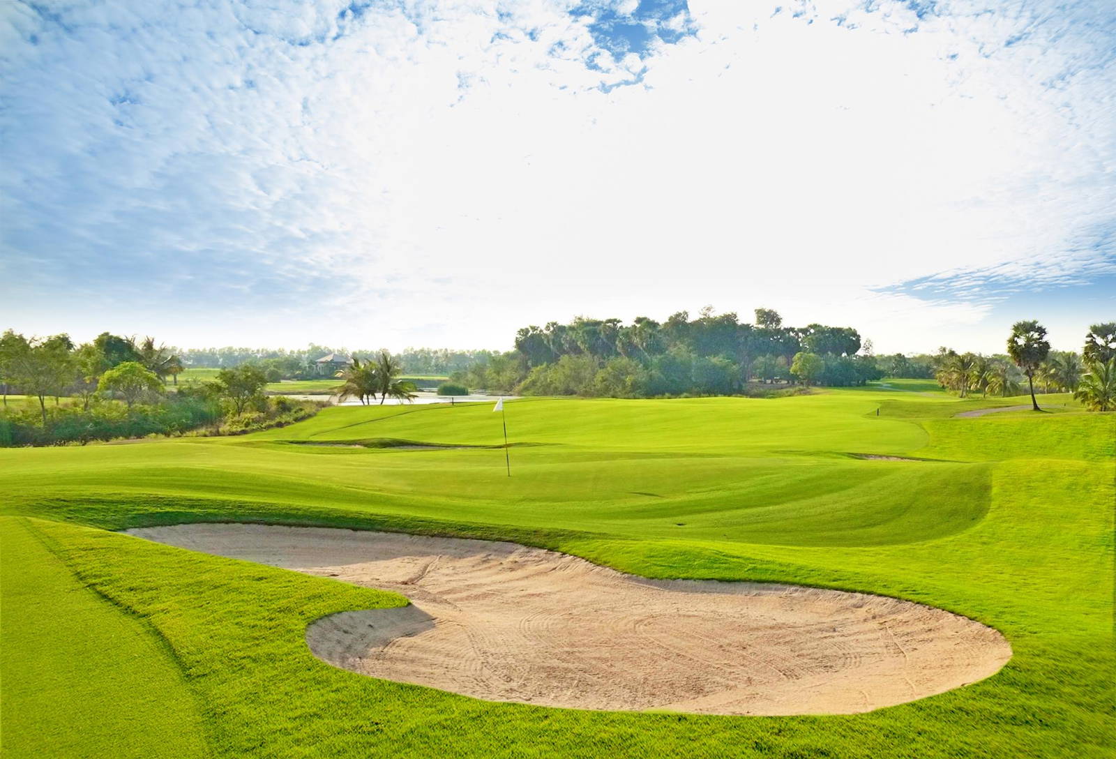 Green, Bunker, Garden City Golf Club, Phnom Penh, Cambodia