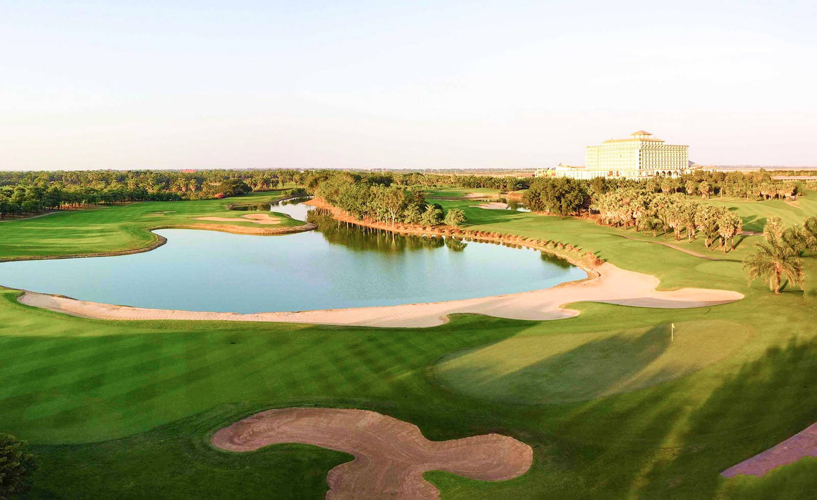 Green, Fairway, Water Hazard, Garden City Golf Club, Phnom Penh, Cambodia