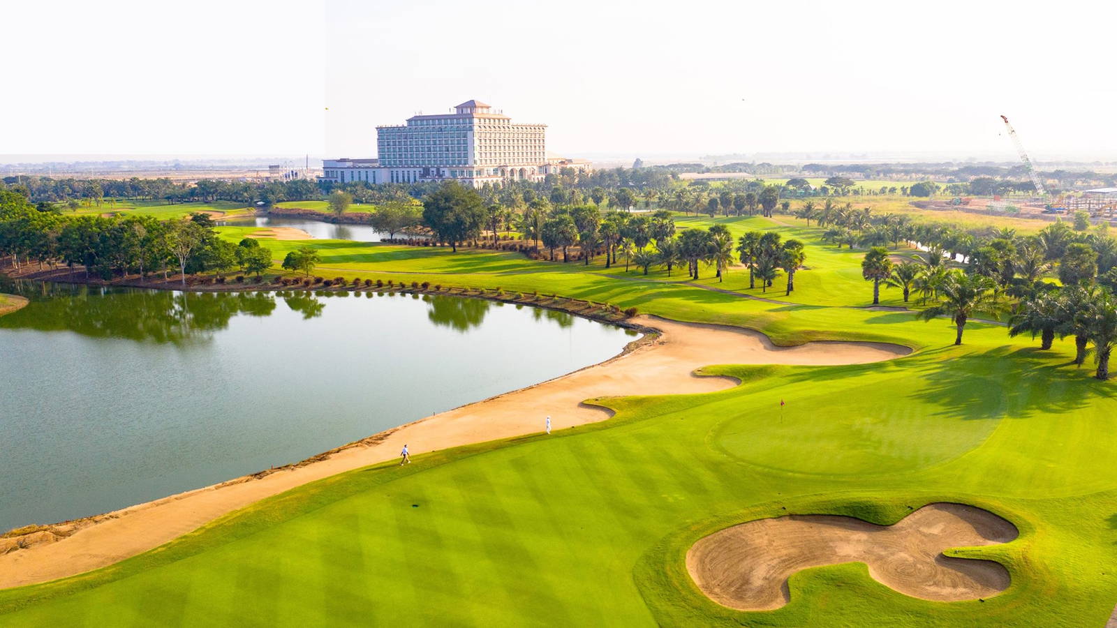 Green, Water Hazard, Bunker, Garden City Golf Club, Phnom Penh, Cambodia