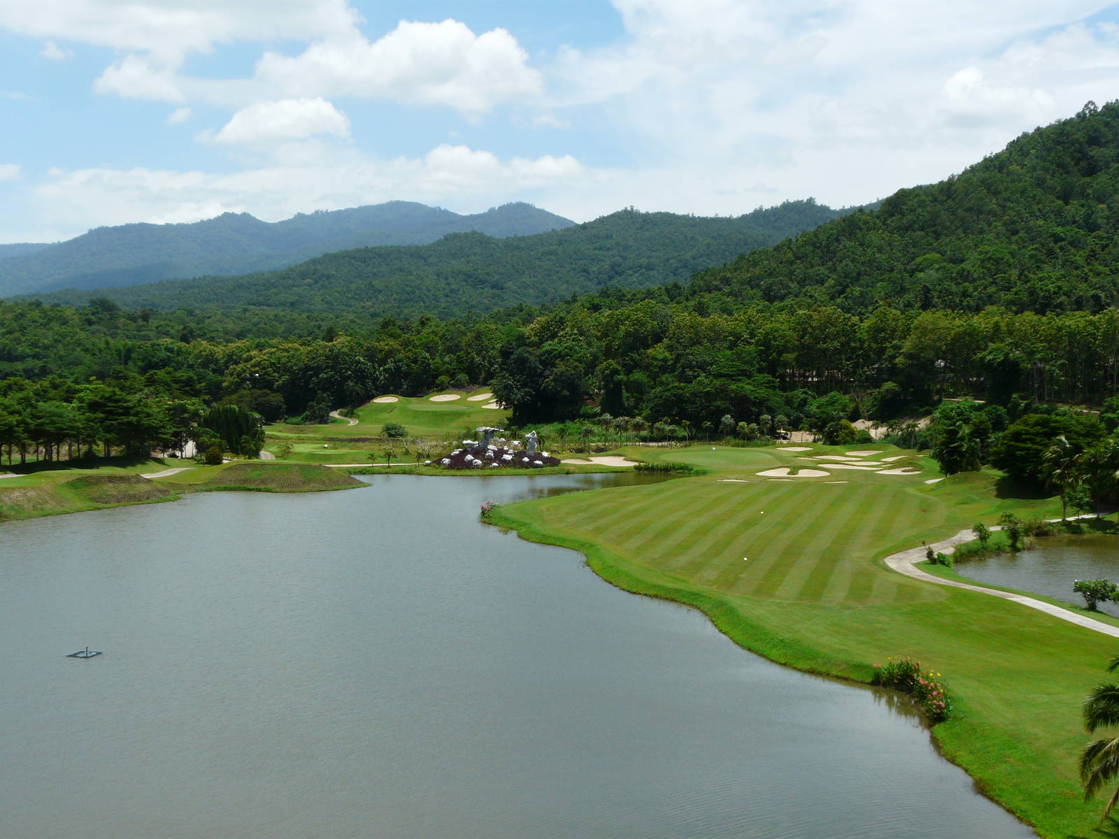 Aerial View, Fairway, Gassan Khuntan Golf & Resort, Chiang Mai, Thailand