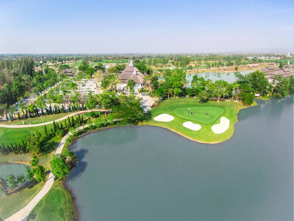 Aerial View, Green, Gassan Khuntan Golf & Resort, Chiang Mai, Thailand