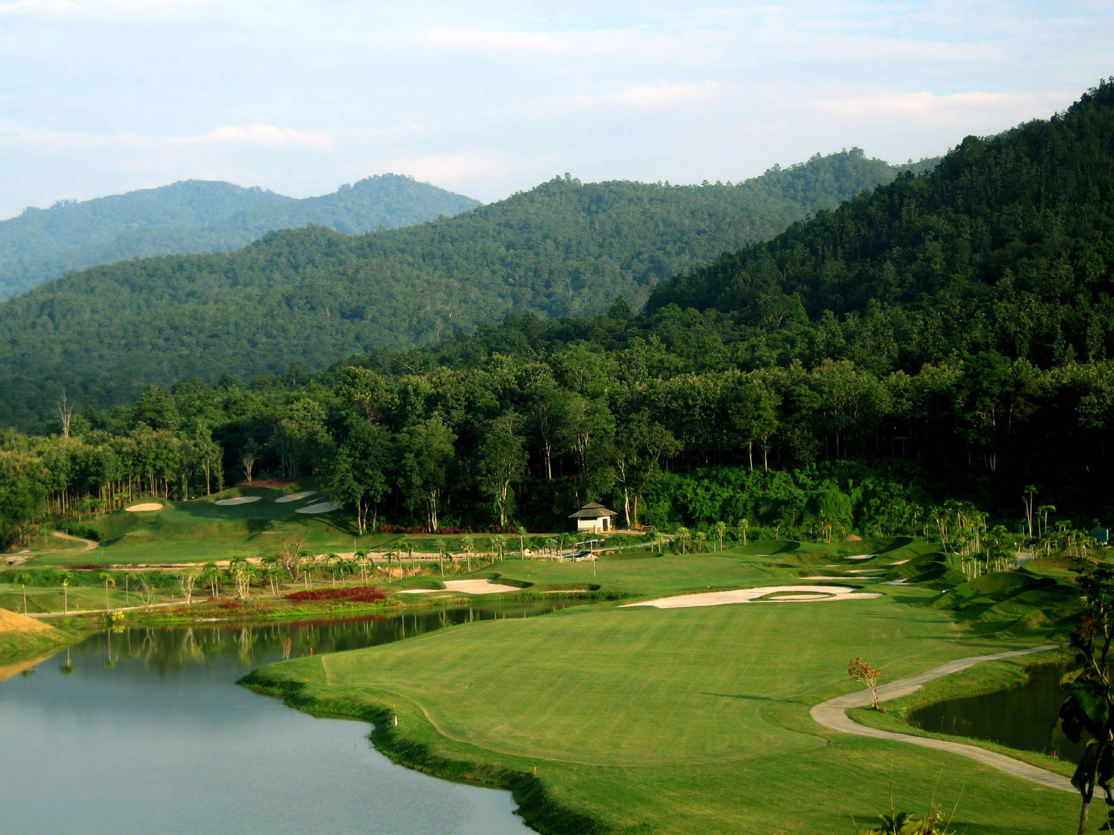 Aerial View, Fairway, Gassan Khuntan Golf & Resort, Chiang Mai, Thailand
