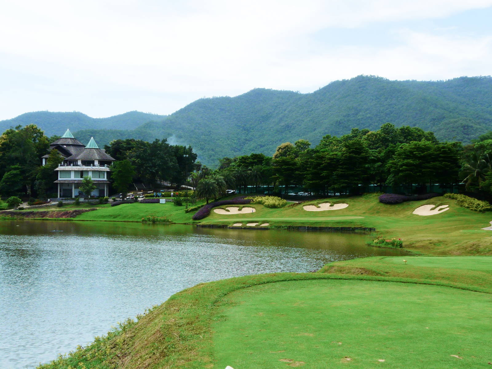 Approach, Water Hazard, Gassan Khuntan Golf & Resort, Chiang Mai, Thailand
