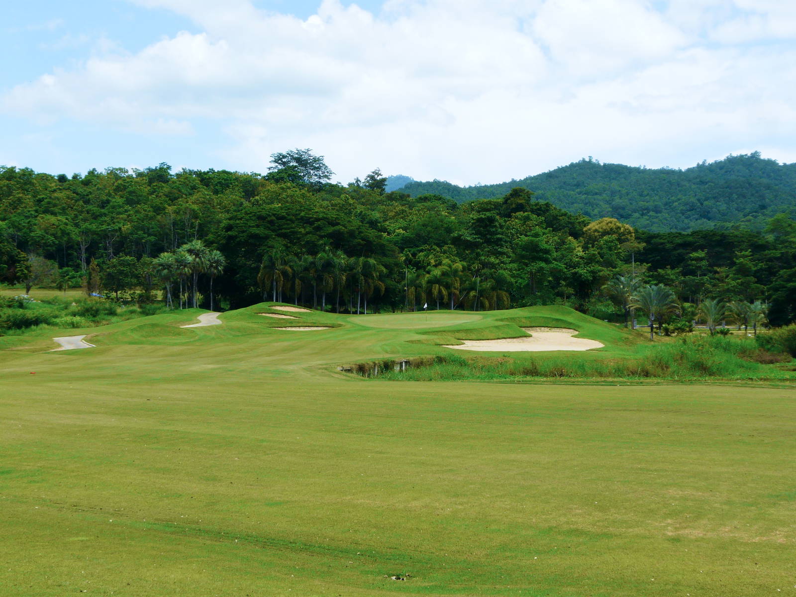 Approach, Fairway, Gassan Khuntan Golf & Resort, Chiang Mai, Thailand