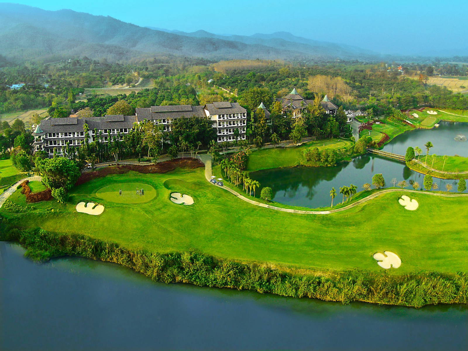 Clubhouse, Green, Gassan Khuntan Golf & Resort, Chiang Mai, Thailand