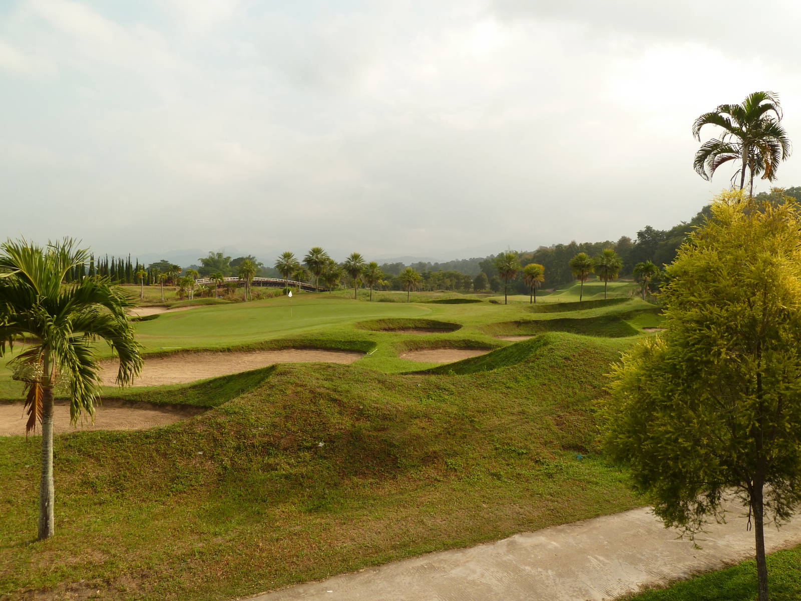 Green, Bunker, Gassan Khuntan Golf & Resort, Chiang Mai, Thailand