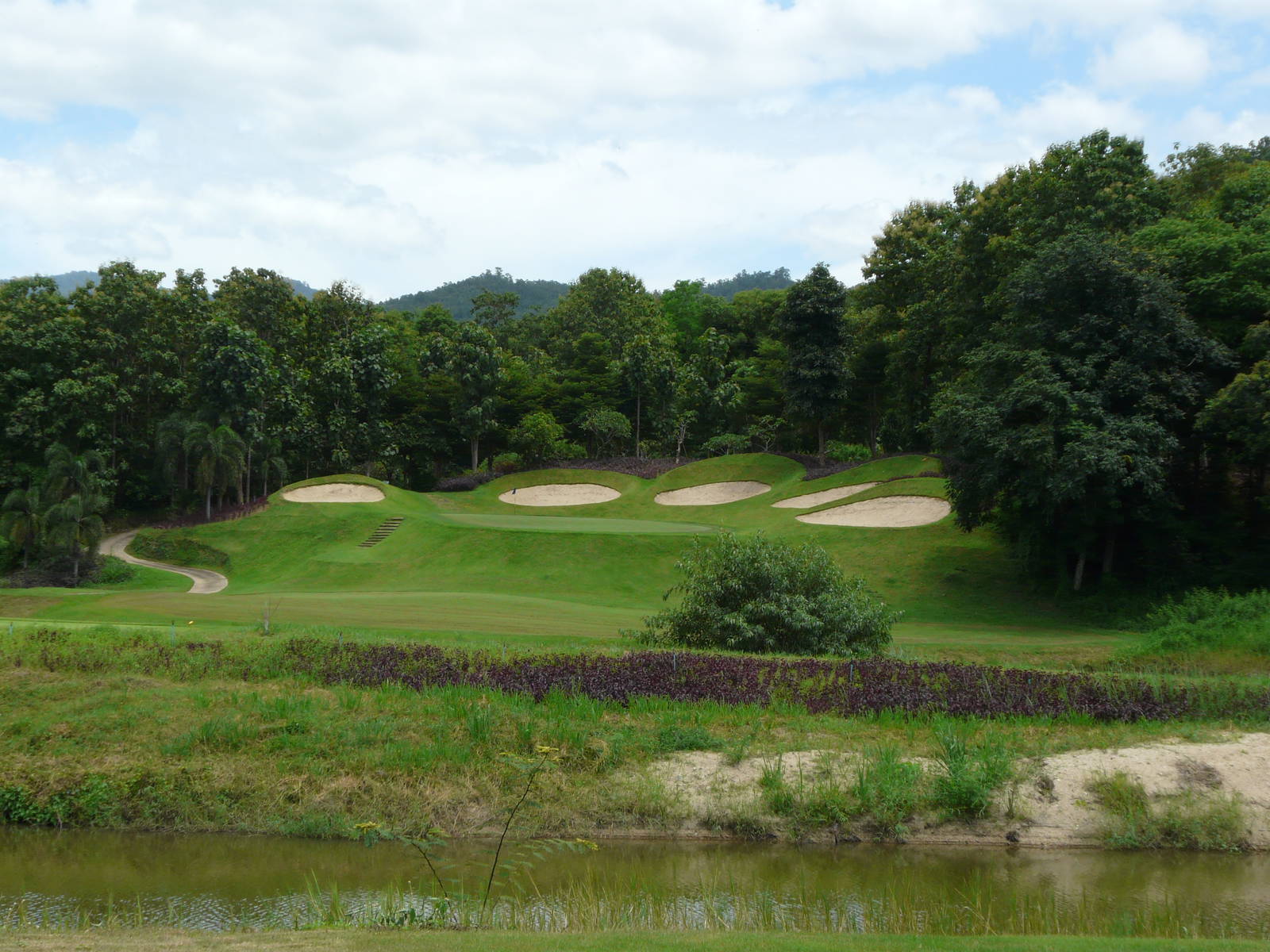 Green, Bunker, Water Hazard, Gassan Khuntan Golf & Resort, Chiang Mai, Thailand