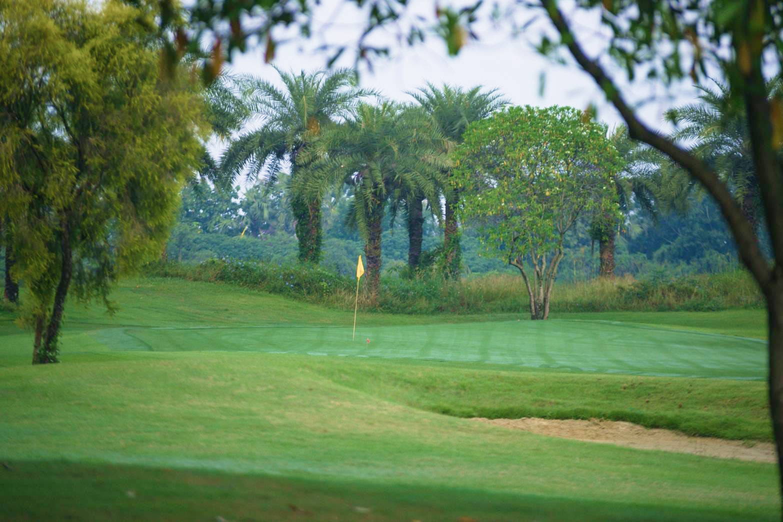 Green, Bunker, Gassan Legacy Golf Club, Chiang Mai, Thailand